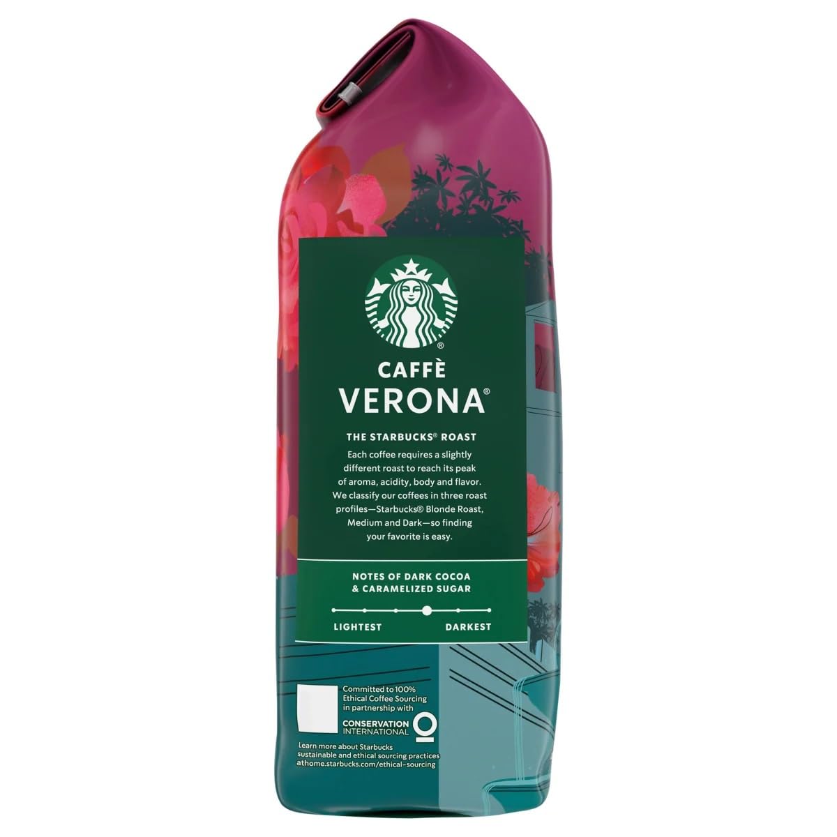 Starbucks Caffe Verona Whole Bean Coffee - 40 Ounces (Pack of 2)