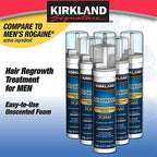 Kirkland Signature Hair Regrowth Minoxidil for Men, 2.11oz (6 Ct) (Pack of 10)