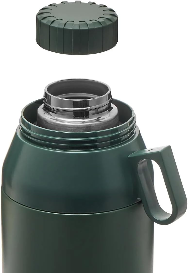 64oz Double Walled Jug with 4 Stackable Stainless Steel Cups
