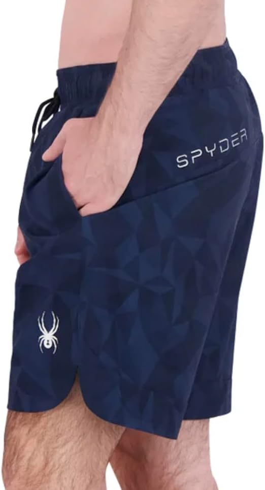 Spyder Men's UPF 30+ Breathable Comfort Stretch Swim Short