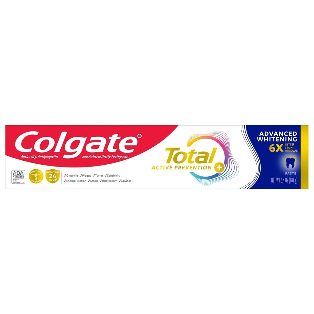 Colgate Total SF Advanced Whitening Toothpaste, 6.4 Ounce (Pack of 5)