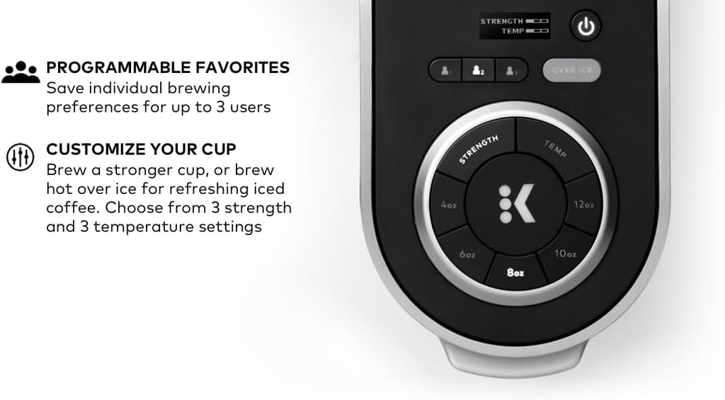 Keurig K-supreme Plus Single Serve Coffee Maker, Coffee Machine, MultiStream Technology, Customizable Strength and Temperature Settings, Programmable, 78oz Removable Reservoir, Stainless Steel