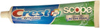 Crest Complete Toothpaste Plus Scope Advanced Active Foam, Striped, 8.2 Ounce (Pack of 5)