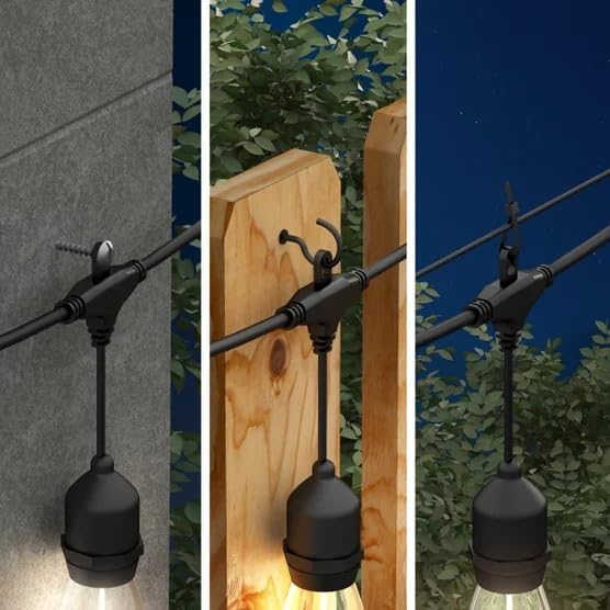 artika Eclipse Solar 20 LED Bulb String Light with Remote