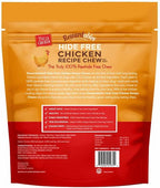 Dog Chews Rawhide-Free - Chicken Dental Treats for Large Dogs, Grain-Free Digestible Chews, 10 Pack 7" Rolls by Rewardables (2.4lb)