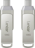 Lexar Dual Drive USB-C & USB-A 128GB (2 Pack)