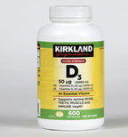 Kirkland Signature Maximum Strength Vitamin D3 2000 I.u., Soft Gels, 600-Count