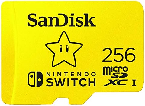 SanDisk 256GB microSDXC-Card, Licensed for Nintendo-Switch - SDSQXAO-256G-GNCZN
