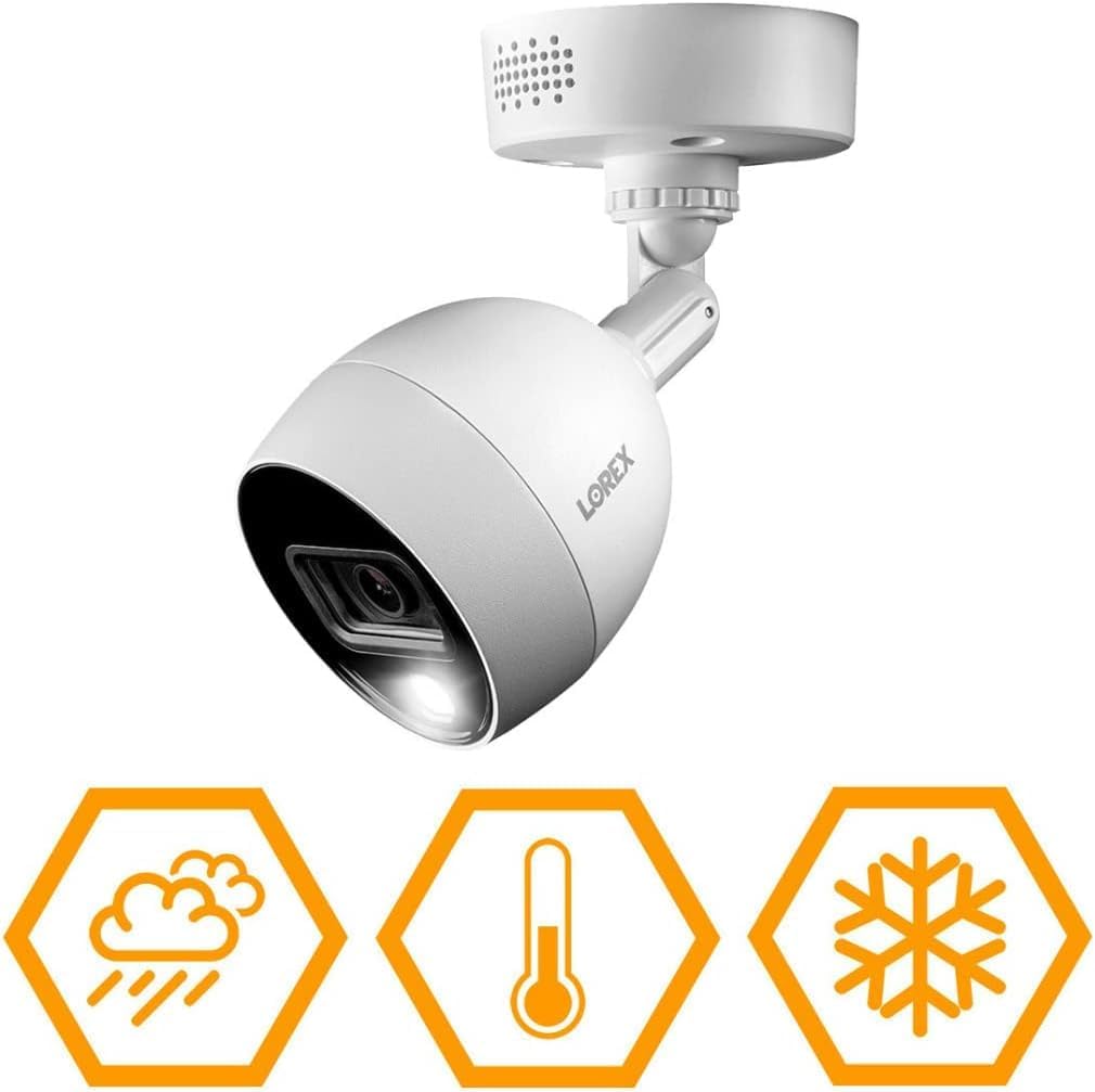Lorex 4K 2TB Active Deterrence Wired DVR Security System with Smart Motion Detection and Face Recognition | 6 Cameras, 8 Channels, 2 TB Hard Drive