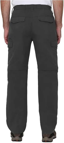 The B.C. Clothing Co. Men's Belted Stretch Convertible Cargo Pant, Pants Convert to Shorts