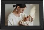 Carver Stone Collection by Aura 10.1" Digital Picture Frame with Wi-Fi, Black