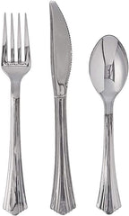 Reflections Plastic Silverware, 160 Pieces