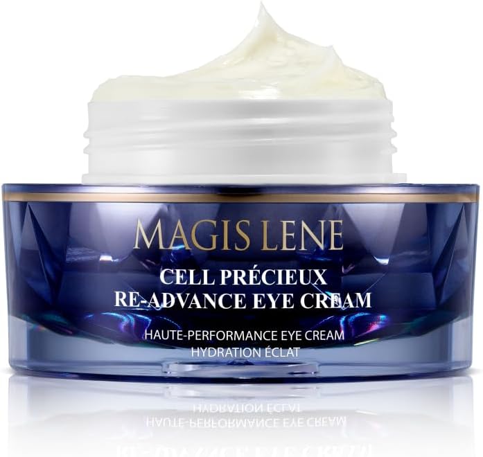 MAGIS LENE eye cream jar with visible cream on a white background