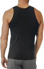 32 Degree Comfort Mesh Tank Top, 3 Pack, Large Black