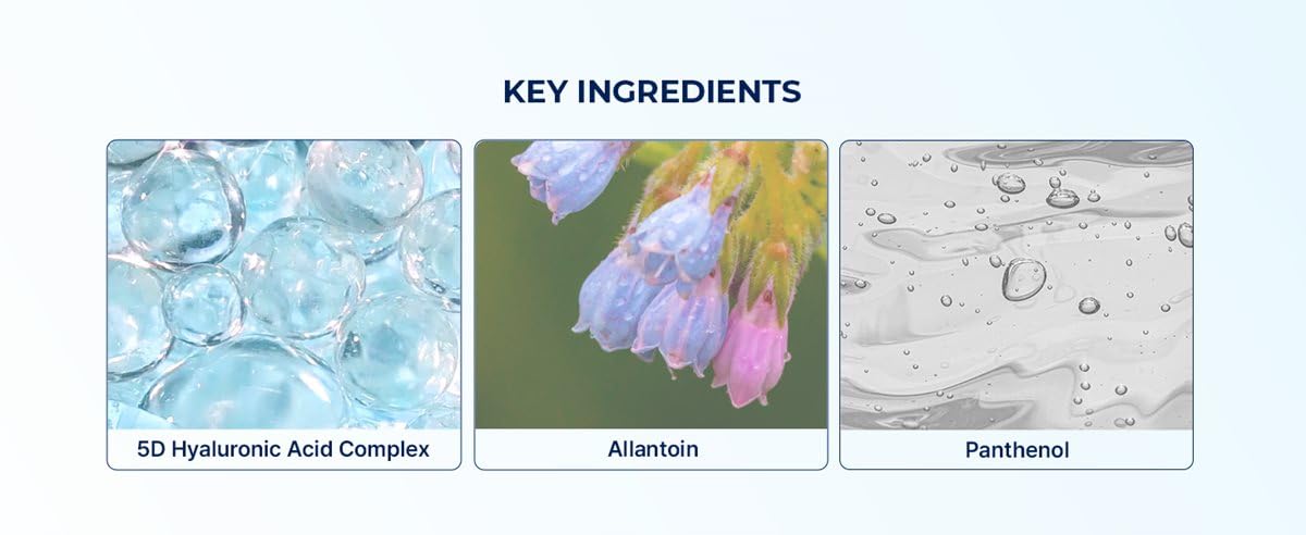 DIVE IN Hyaluronic Acid Serum Set 50ml 2 pk w/ 20ml | Deep Hydration to Get Glow Skin | Hyaluronic Acid, Panthenol, Allantoin | Korean Facial Serum