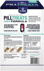 120 Count - Chicken Flavor Pill Treats Soft Chews - Health & Wellness Supplements for Dogs - Vet Works