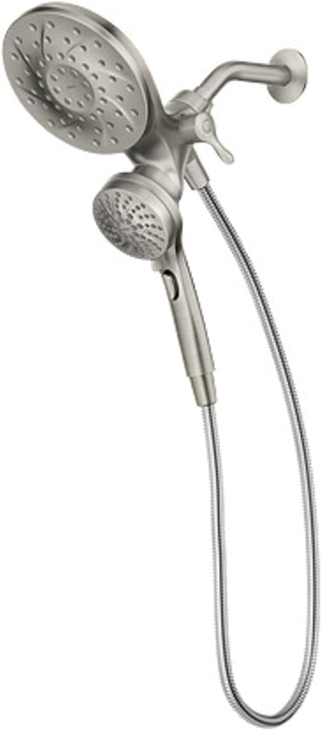 Engage Magnetix 1.75 GPM Single Function Rain Shower Head with 6 Function Hand Shower