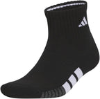 adidas Mens Cushioned Quarter Ankle Socks (6-Pair Pack)