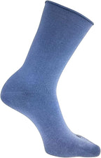 K. Bell Women's Modal Roll Top Socks, 6 pairs, Assorted Solid Colors, Fits Shoe Sizes 5.5-10