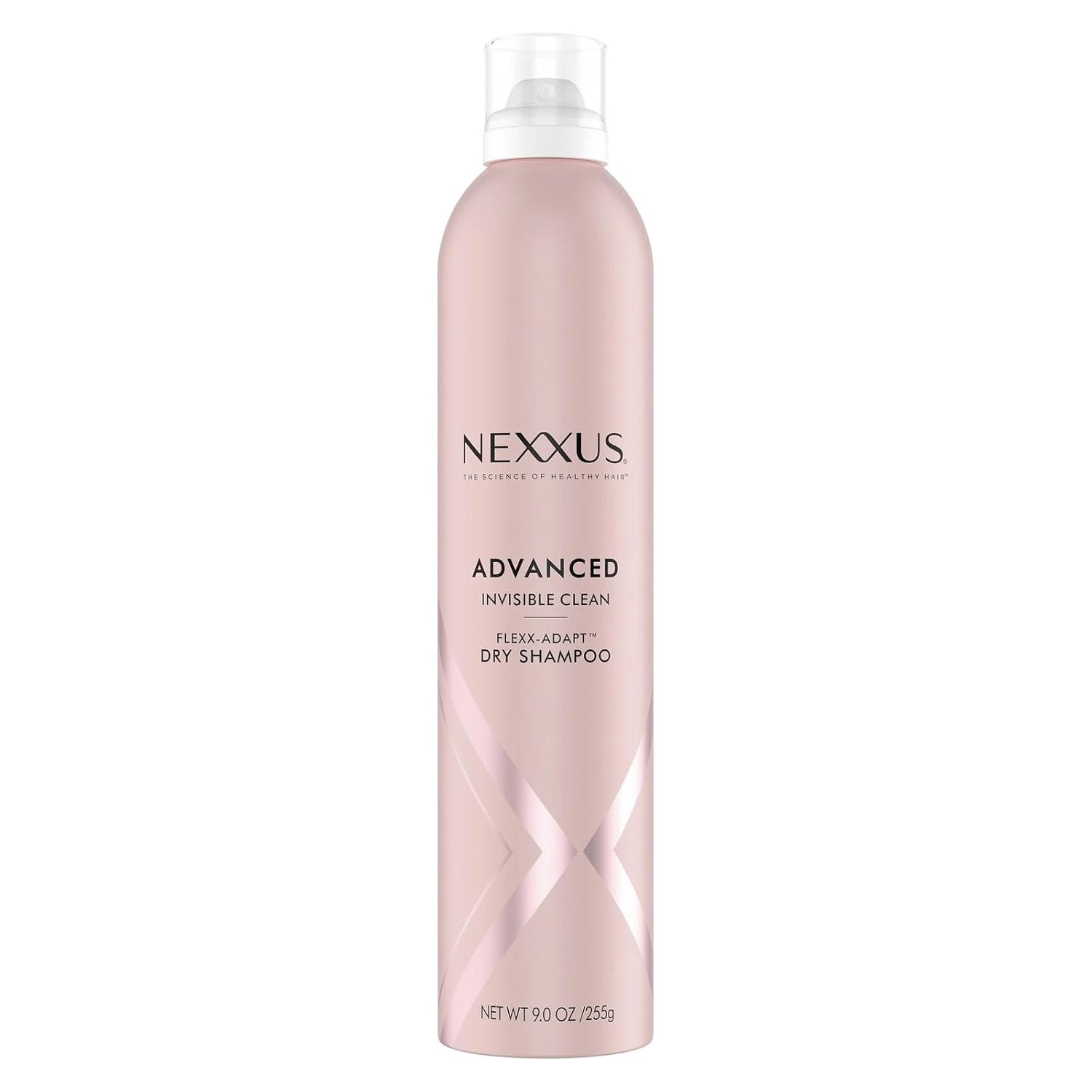 Nexxus Advanced Invisible Clean dry shampoo bottle on a white background
