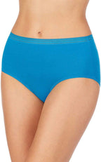 Carole Hochman Womens 5 Pack Midnight Cotton Luxe Briefs (Small, Turkish Tile)