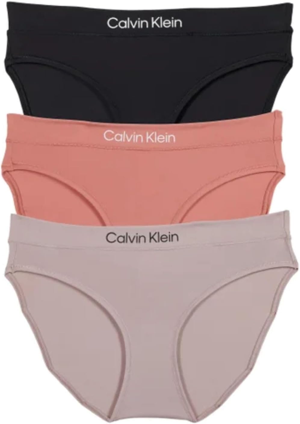 Calvin Klein Women’s Bikini Panties, Comfortable Fit, 3-Pack