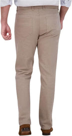 KIRKLAND Signature Men's Stretch Comfort Tapered Fit Brushed 5 Pocket Pant