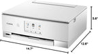 Canon TS8320 All in One Wireless Color Printer, Copier, Scanner, Home Inkjet Printerwith Mobile Printing, White, Works with Alexa