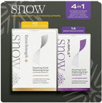 Snow Dissolving Teeth Whitening Strips, 4 in 1 Formula, Lavender Mint, 56 Count
