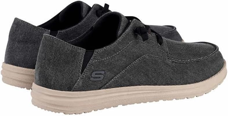 Skechers Men's Memory Foam Ultra Premium Cushion Sneaker, 12, Black Heather