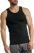 32 Degree Comfort Mesh Tank Top, 3 Pack, Large Black