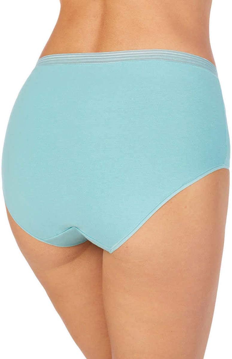 Carole Hochman Womens 5 Pack Midnight Cotton Luxe Briefs (Small, Turkish Tile)