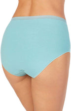 Carole Hochman Womens 5 Pack Midnight Cotton Luxe Briefs (Small, Turkish Tile)