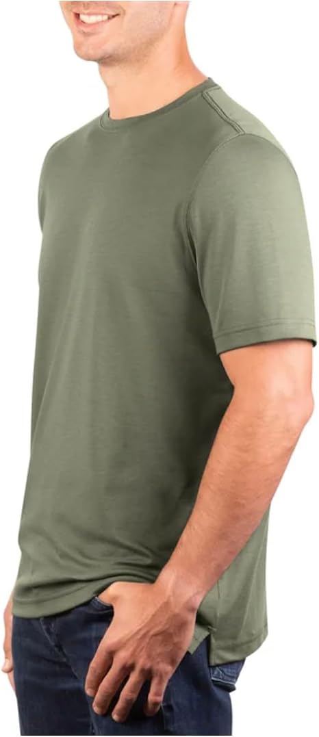 KIRKLAND Signature Men's Short Sleeve Pima Cotton Tee Shirt