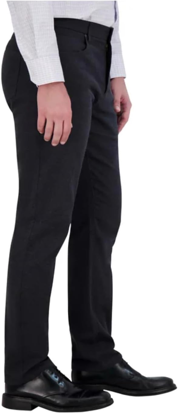 KIRKLAND Signature Men's Stretch Comfort Tapered Fit Brushed 5 Pocket Pant