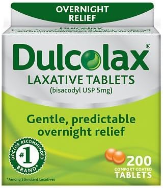 Dulcolax Laxative Tablets, 200 Count (Pack of 2) IULC#C