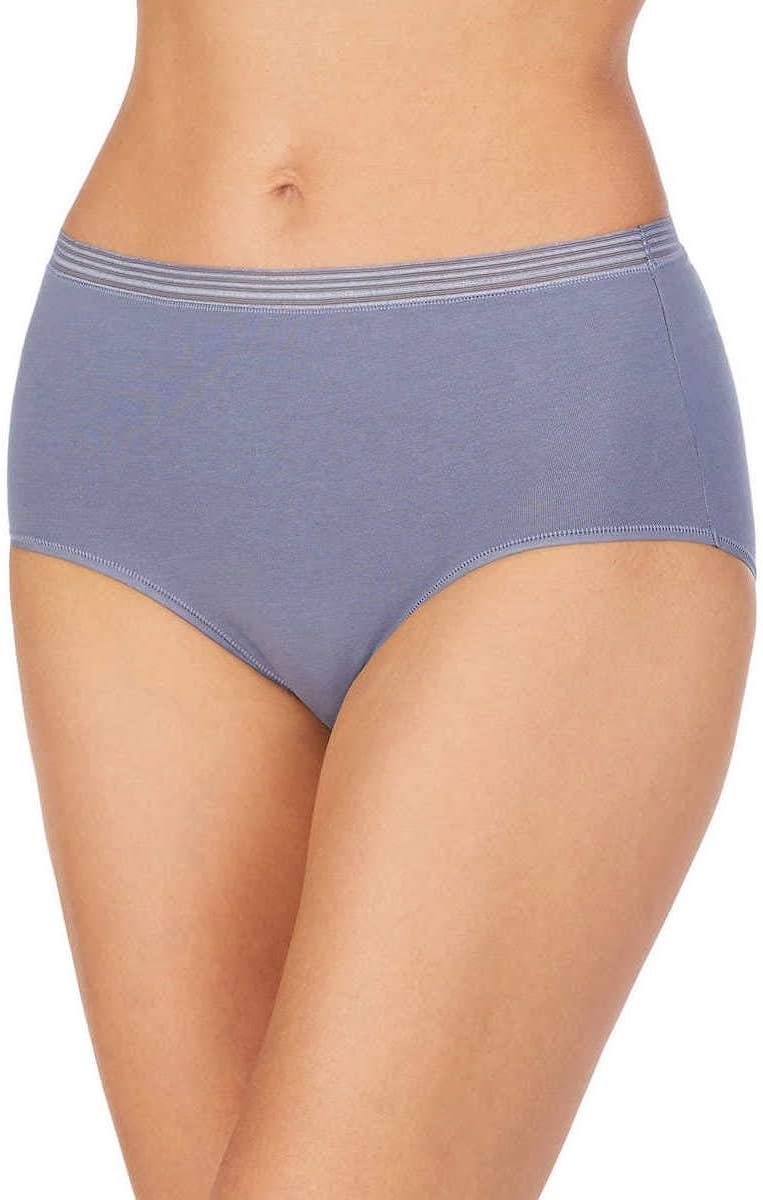 Carole Hochman Womens 5 Pack Midnight Cotton Luxe Briefs (Turkish Tile, Medium)