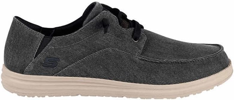 Skechers Men's Memory Foam Ultra Premium Cushion Sneaker, 9, Black Heather