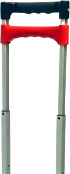 Magna Cart Stair Climbing 6-Wheel Folding Aluminum Hand Truck Dolly Cart with Tote Attachment Ideal for Moving Boxes, Groceries, Heavy Equipment, Red