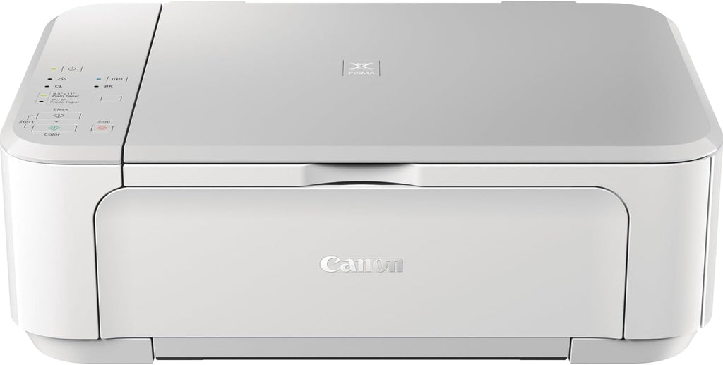 Canon PIXMA MG3620 Wireless All-in-One Color Inkjet Printer with Mobile and Tablet Printing, White