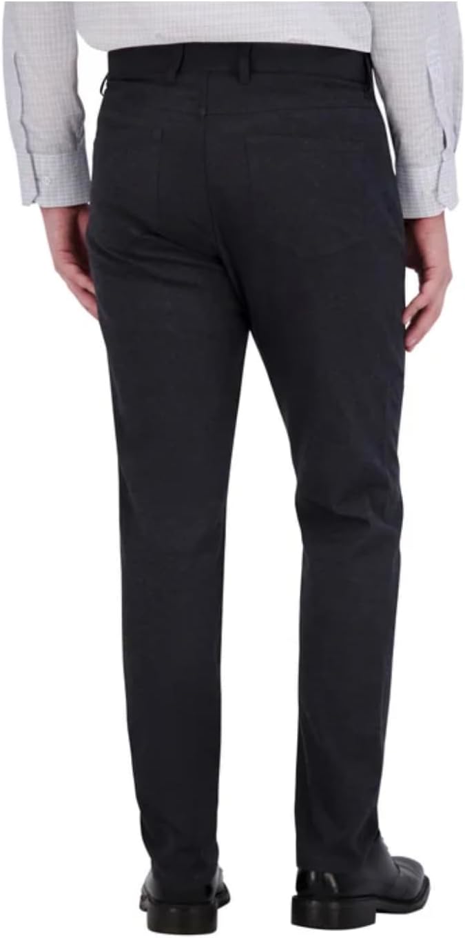 KIRKLAND Signature Men's Stretch Comfort Tapered Fit Brushed 5 Pocket Pant