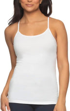 Felina Women's 4 Pack Cotton Stretch Camisole with Adjustable Straps (US, Alpha, Small, Regular, Regular, Black/Black/White/Warm Taupe(Nude))
