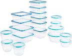 Snapware BPA-Free Plastic Storage Container Set - 38 pcs
