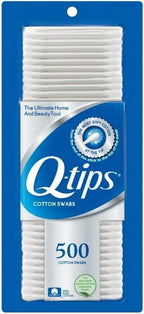 Q-Tips Cotton Swabs, 500 Count (Pack of 3)