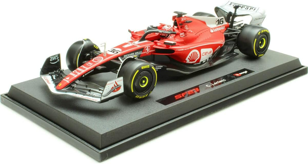Ferrari SF-23 Charles Leclerc #16 GP LAS VEGAS Formula 1 F1 - 1/18 Scale 30 cm Model Car DieCast BBurago 18-16812L