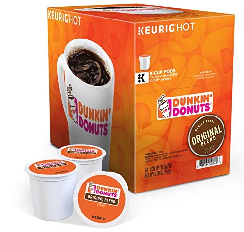 Dunkin' Donuts K-Cups Original Flavor - 24 Count (Pack of 3), Total of 72 Count - Packaging May Vary