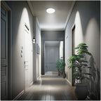 15" 5CCT Edge-Lit Flat Panel LED Ceiling Fixture