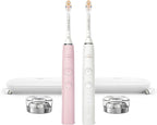 Philips Sonicare DiamondClean Connected Rechargeable Battery Powered Toothbrush 2-Pack Pink/White