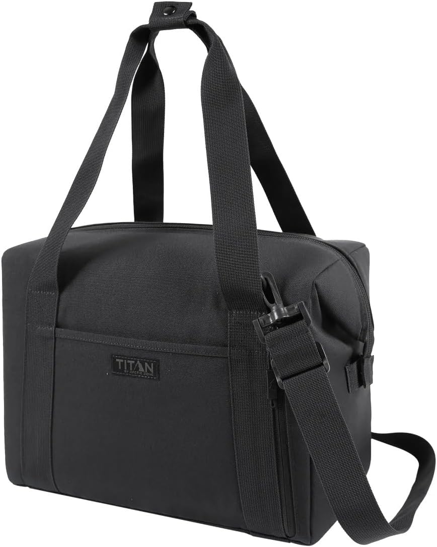 Titan by Artic Zone Insulated Carry All - Converts from Duffel to Tote (Black)