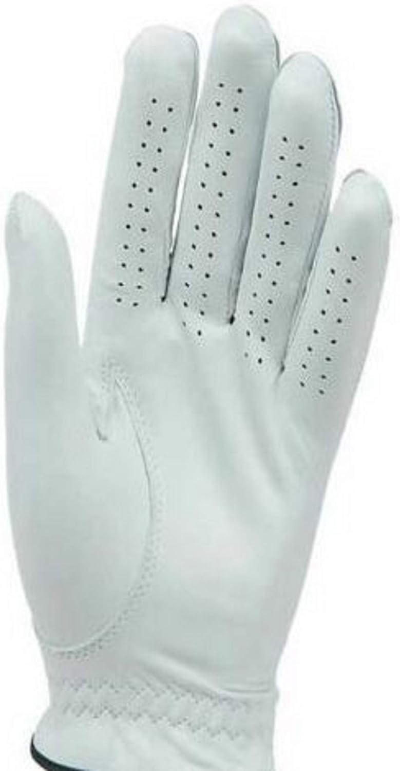 KIRKLAND SIGNATURE Premium Leather Golf Glove for Left Handed - 4-Pack Small